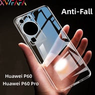 For Huawei P60 P60Pro P50 P50Pro P40 P40Pro P30 P30Pro P20 P20Pro P40Lite P20Lite Transparent Four Corners Airbag Shockproof Phone Case