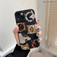 CASE CASING PROCAMERA HAPPY CAT'S FOR INFINIX SMART 4 5 6 7 8 9 10 HOT 9 10 10i 11 11S 12 12i 20 20S