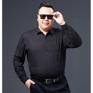 KEMEJA SAIZ BESAR LELAKI PLUS SIZE MEN CLOTHING 87185 BLACK B0023j