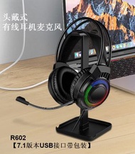 頭戴式有線耳機麥克風-R602【7.1版本USB介面】