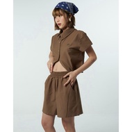 mon2sun ganni set Brown