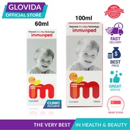 Immunped Syrup 60ml / 100ml - Patented Zinc + Vitamin C [Upsized Version] | Exp: Mar-2026 | Glovida