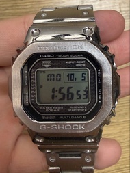 Casio G-Shock GMW-B5000 銀色金屬鋼帶手錶