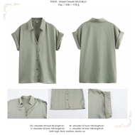 76225 - Green Casual (XS,S,M,L) - Top