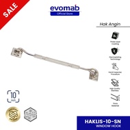 EVOMAB HAK ANGIN / WINDOW HOOK KOTAK GARIS STAINLESS TIPE HAKLIS