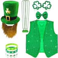 Customized Irish Clothing St. Patrick Irish Jewelry Clothing Props Clover Jewelry