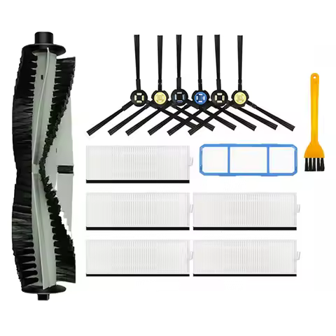 Hepa Filter Side Brush Replacement Kit For Ilife A7 A9S V8 V8s X750 X800 X785 V80 L100 Silvercrest S