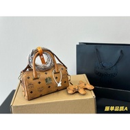 H I G Q U A L T Y Box 
 Differently Small M C Boston Pillow Bag i Want to Discover Street All-Match 