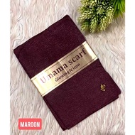Hijab Segiempat Umama Scarf Glowing Lasercut LC Icon Logo UM Jilbab Pesta Mewah Seragaman Warna Leng