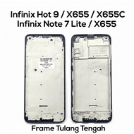 FRAME INFINIX HOT 9 (X655/X655C)/NOTE 7 LITE (X656) BLACK