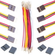 Kidisoii Dupont 2.54mm Wire Male to Female Dupont Connector and 22AWG Pre-Crimped Cable, Single Row 
