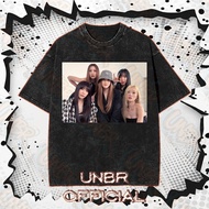 UNBR Apink Printed Washed Cotton T-shirt New Versatile Style