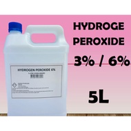 Hydrogen peroxide 3%/6% 5L/1L