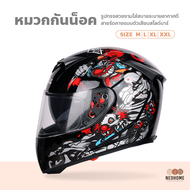 NeoHome หมวกกันน็อค ขับขี่มอเตอร์ไซค์ Motorcycle Helmet SIZE M L XL XXL หมวกกันน็อคเต็มใบ แว่นตา 2