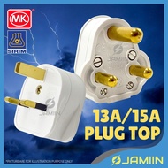 MK Honeywell 13A / 15A Plug Extension Socket Plug DIY Plug Kepala Plug 3 Pin SIRIM Plug Socket Bakel