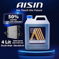 Nước Làm Mát Động Cơ Màu Xanh Dương AISIN Super Long Life Coolant 50% 4 Lít SCPM50A4LB - Nhập Khẩu C