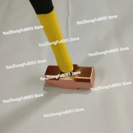 Large Multifunction Red Copper Hammer Construction Geology Work Carpentry Tools and Accessories