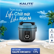 Nồi cơm điện KALITE KRC6012 Dung tích 12L Công suất 500W Lòng nồi dạng niêu 5 lớp phủ lớp chống dính