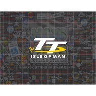 Isle Of Man TT Cutting Sticker Size 6 Cm for Motorcycles
