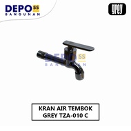 Bathroom Wall Mounted Water Faucet TZA-010 C Chrome Zinc Anti-Rust Material Size 1/ 2 Inch