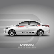 Vios car Sticker - Car Decal - Ds Decal​- 2 sides