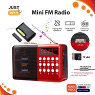 Rechargeable FM Radio Clock JOC JIOC Digital MP3 Player Cassette Player MUSIC PLAYER Digital FM RADI