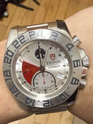 Tudor 帝舵 Iconaut 20400 GMT 計時自動機械錶（銀紅面）$13500