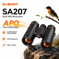 Svbony SA207 8x32 APO Birding Binoculars Nitrogen Filled IPX7 Waterproof FBMC for Tropical Bird Watc