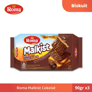 [Paket isi 3] Roma Malkist Cokelat 90gr 