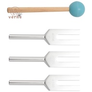 4Pcs/Set Aluminum Alloy Angel Crystal Tuning Fork 4096Hz/4160Hz/4225Hz Energy Tuning Fork