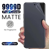 HuaweiY9 HuaweiY8p 2Pcs 999D Matte Frosted Soft Hydrogel Film For Huawei Y9 Prime 2019 Y Max Y9s Y9a