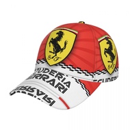 Scuderia ferrari logo f1 Fashion Curved Brim Baseball Cap Simple Casual Street Dance Hat All-Match U