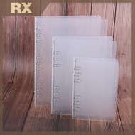 creative transparent twill pp binder a6 a5 six-hole b5 nine-hole folder
