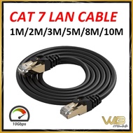 CAT7 RJ45 Flat Patch Cord LAN Network Ethernet Cable 10G SFTP 1M 2M 5M 8M 50CM 25CM meters CAT 7