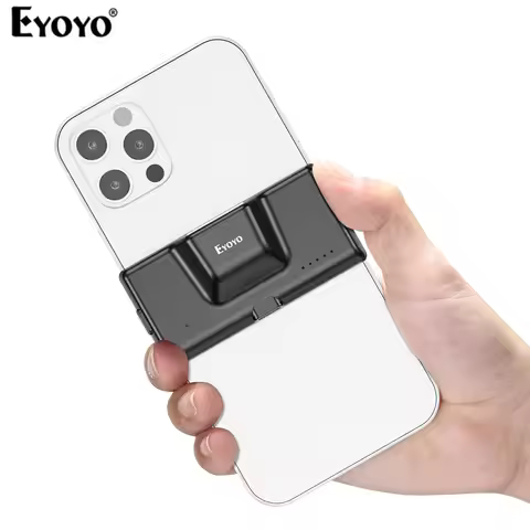 Eyoyo EY-022 2D Bluetooth Barcode Scanner Wireless Back Clip-on Phone Bar Code Scanner Adjustable fo