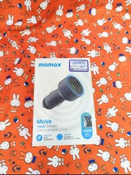 Momax MoVe 100W 3-USB 快速車載充電器  #車充 #汽車充電器 #點煙頭充電器 #車載充電 #汽車電源適配器 #點煙器 #快速車充 #Momax #汽車配件