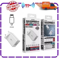 WK Design WP-U56 Dual Usb Port Adapter Charger with Iphone Cable