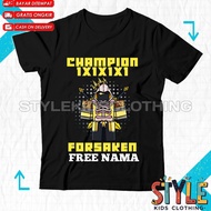 Champion Kids T-shirts 1x1x1x1 Forsaken Roblox Free Name/ Roblox Kids T-shirts 1x1x1 Champion Forsak