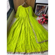Embroidered Anarkali Gown