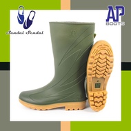 AP Boots 2017 Hijau - Sepatu Boot Kerja Hijau Tinggi - AP Boots Go Green Size 37-43 - AP 2017 Kebun 