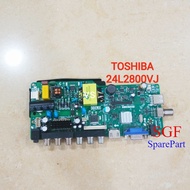 MB TOSHIBA 24L2800VJ 24L2800VJ MAINBOARD MODUL MESIN TV LED