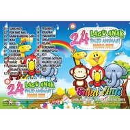 VCD CASSETTE OF 24 ANIMATED PAUD CHILDREN'S SONGS