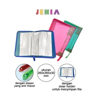 Clear Holder Zipper Jenia/ Folder File Folder Zipper Folder/ Document Folder File Folder