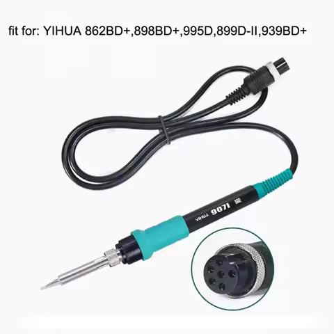 Original YIHUA 907I Soldering Iron Handle 65W 6 Holes For YIHUA 939BD+/862BD+/898BD+/995D/862DA+/853