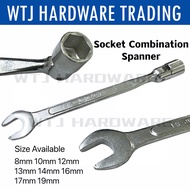 Flexible Box Socket Combination Wrench Spanner 8mm 10mm 12mm 13mm 14mm 16mm 17mm 19mm Swivel socket 