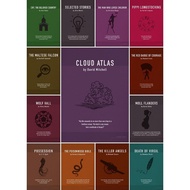 Cloud Atlas by David Mitchell  Text Art Poster Print for Home Interior Design Modern Wall Decor Collection