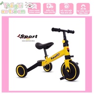 Boot scooter - 3-wheeled bicycle - 3in1 balance bike for children from 2 years old sport