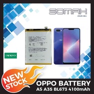 SOMAX STORE !! (Original Imported) Battery for OPPO A3S A5 BLP673 4100mAh