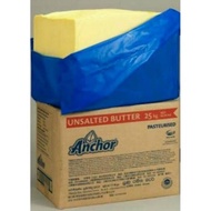 Di Jual Anchor Unsalted Butter bulk 25kg Butter Import Supplier bahan