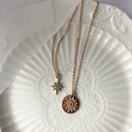 Made Made in Taiwan Customized Simple Star Necklace Short Necklace Clavicle Chain Classy Necklace St